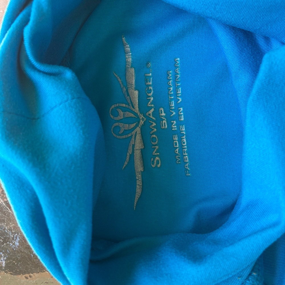 Snow angel long sleeve, blue, warm, great base layer.